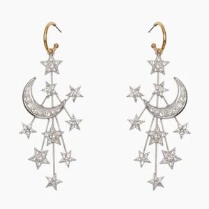 Jennifer Behr Azriel Earrings in Crystal
